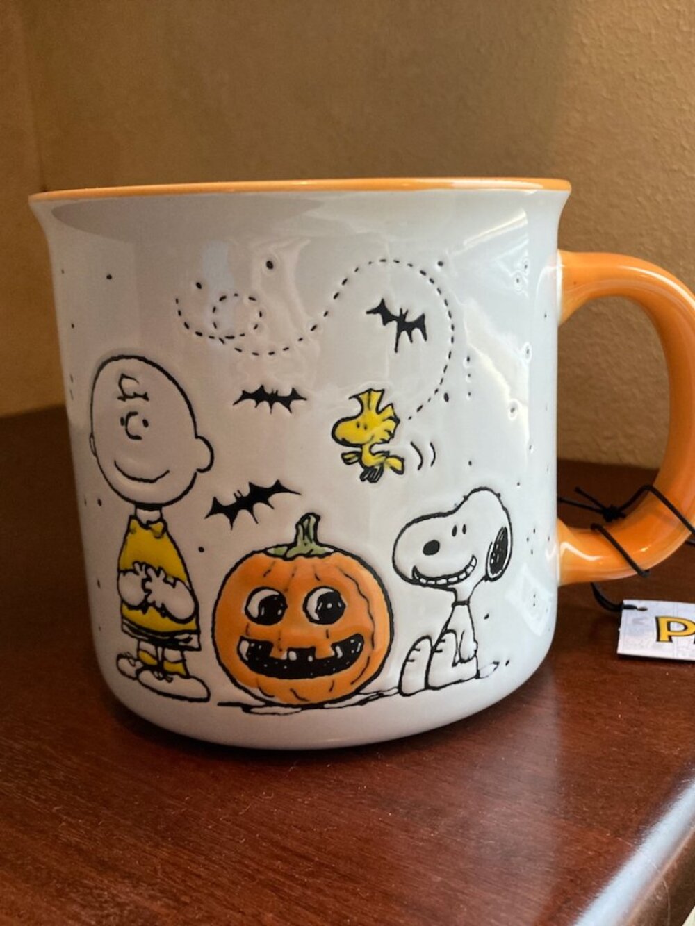 Peanuts Halloween Charlie Brown Snoopy Woodstock 21.5 oz Mug new with tags! NWT